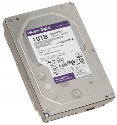 Dysk twardy Western Digital WD Purple WD101PURP 10TB SATA III 3,5"