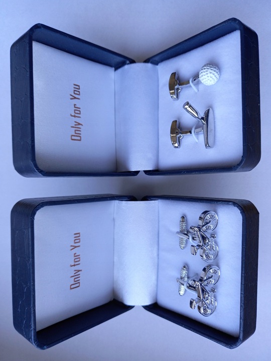 Spinki do mankietów Zestaw do Golfa Kij Putter Piłka HPC dla golfisty +Etui