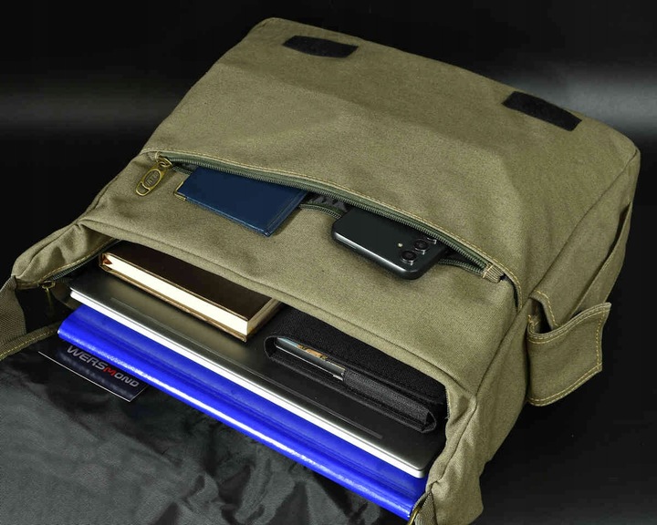 TORBA DAMSKA MĘSKA do pracy szkoły na ramię listonoszka