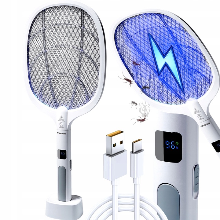 ŁAPKA PUŁAPKA OWADOBÓJCZA NA MUCHY KOMARY ELEKTRYCZNA PACKA UV 2w1