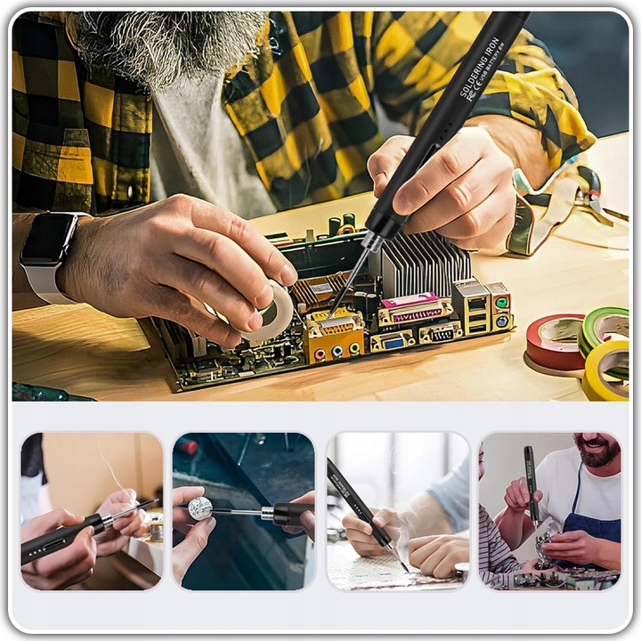 ZESTAW LUTOWNICA BEZPRZEWODOWA OPOROWA KOLBOWA GROT USB-C