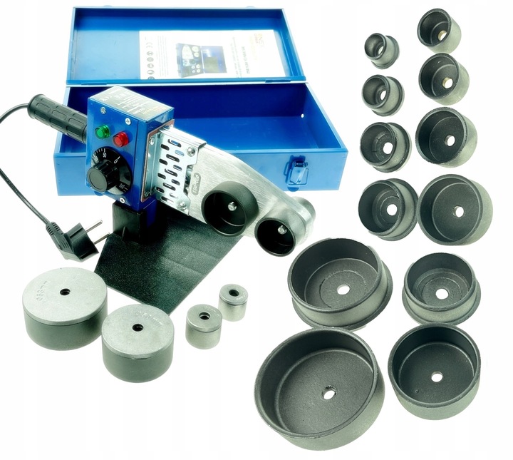 ZGRZEWARKA DO ZGRZEWANIA RUR 1950W PP PCV MOCNA 6 MATRYC