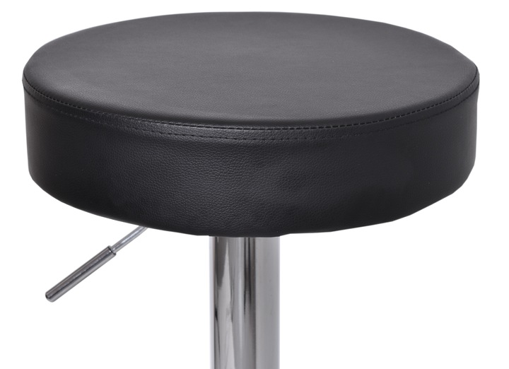 HOKER BAROWY OBROTOWY STOŁEK TABORET KRZESŁO Z EKOSKÓRY BAROWE