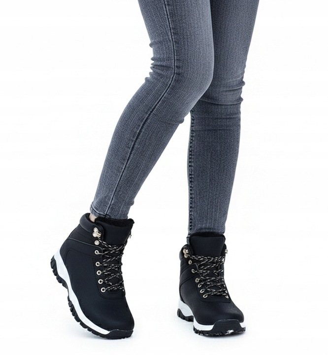 BUTY ZIMOWE DAMSKIE SPORTOWE OCIEPLANE ŚNIEGOWCE P3