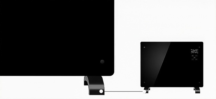 Grzejnik elektryczny XTECH 2500W WiFi termostat LED pilot konwektorowy