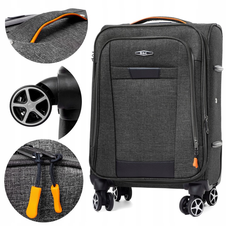 MAŁA WALIZKA PODRÓŻNA 4 KÓŁKACH TORBA L RGL