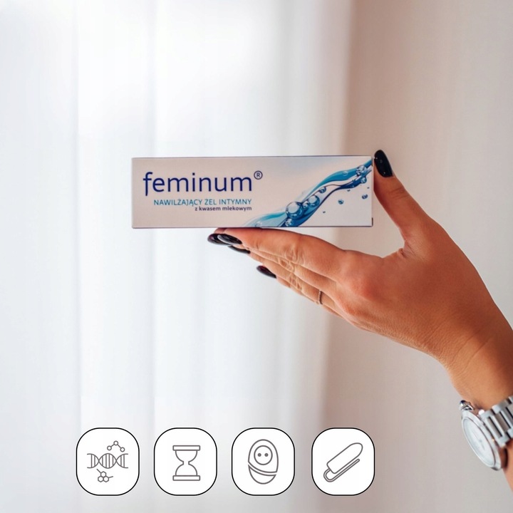 Feminum nawilżający żel intymny z kwasem mlekowym dla kobiet 75 g