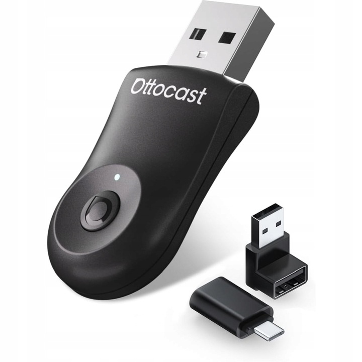 Ottocast Mini 2w1 Bezprzewodowy CarPlay / Android Auto Adapter CA505-T