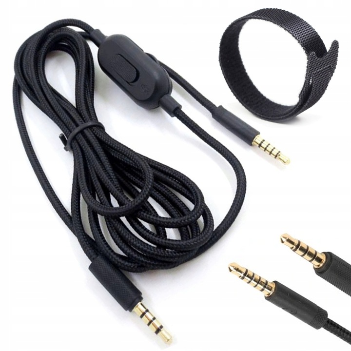KABEL PRZEWÓD DO LOGITECH G PRO X / G433 / G233 OPLOT 2m HQ