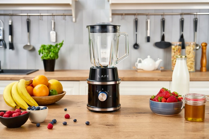 Blender Kielichowy Szklany do koktajli mikser Mocny1300W 1,5L Kruszy Lód
