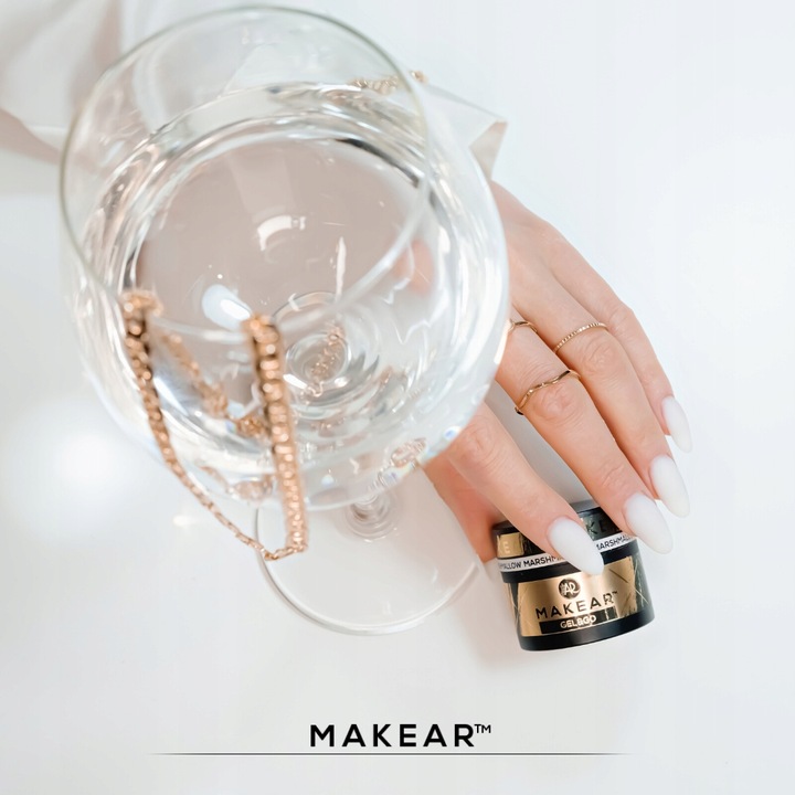 Makear Gel&Go GG02 Żel budujący do paznokci bez piłowania Marshmallow