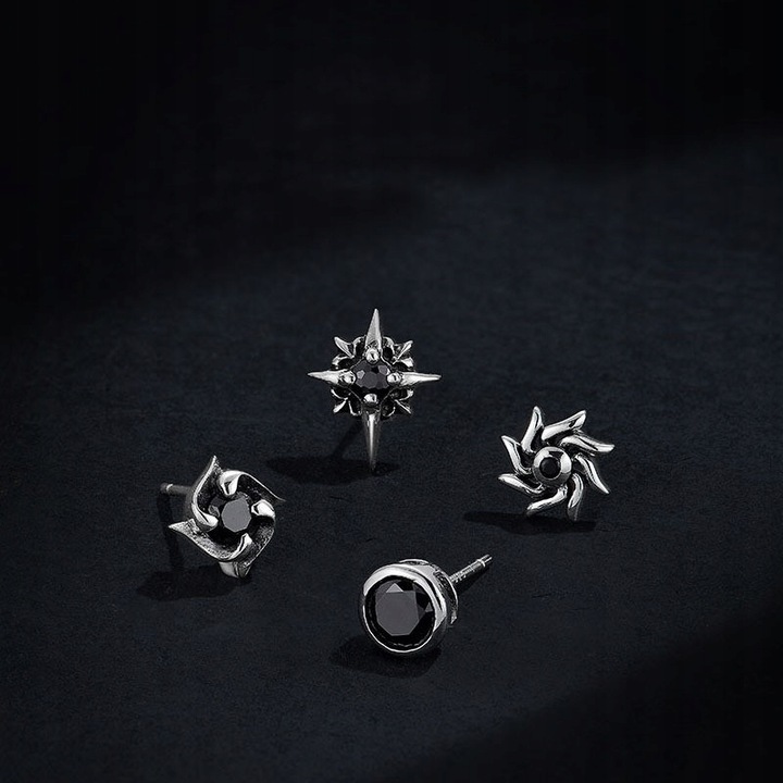 Męskie kolczyki Polaris Combination S925