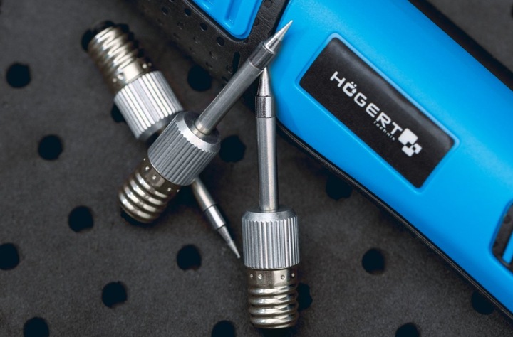 HOGERT HT2C340 ZESTAW GROTÓW DO LUTOWNICY AKUMULATOROWEJ 3szt UCHWYT E10