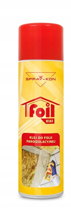 Klej do Folii Paroizolacyjnej i Membran SPRAY-KON FOIL 500ml