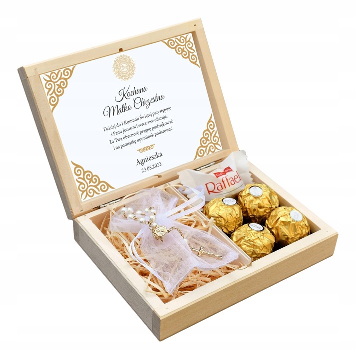 Podziękowanie dla Chrzestnych Dziadków Komunia Św