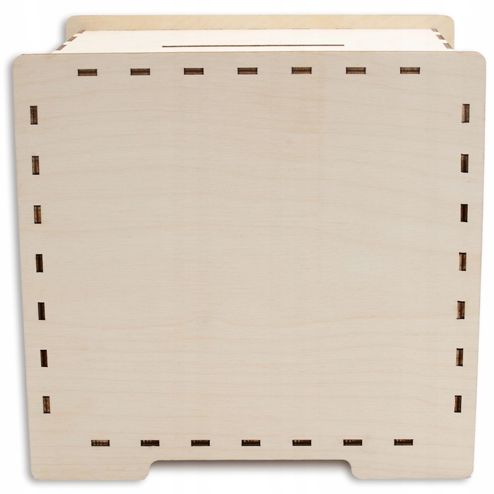 DREWNIANA SKARBONKA WYKREŚLANA PREZENT DOWOLNY NAPIS OSZCZĘDZANIE PIENIĘDZY