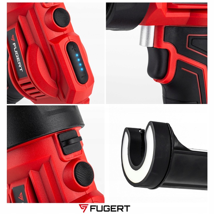 WYCISKACZ PISTOLET DO SILIKONU KLEJU AKUMULATOROWY Z REGULACJĄ