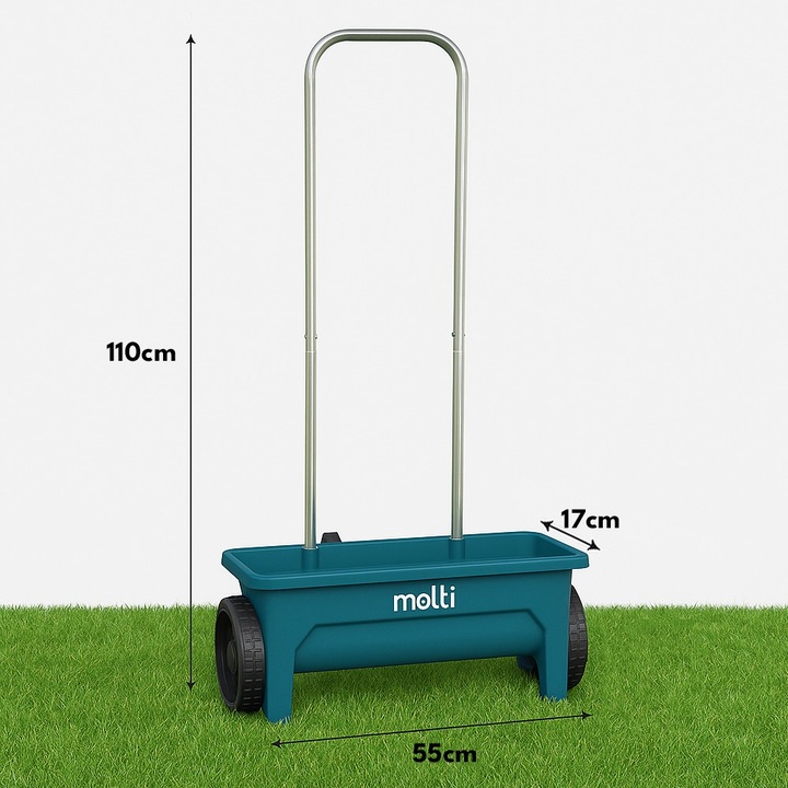 Siewnik ręczny do NASION NAWOZU trawy posypywarka ogrodowa ROZSIEWACZ