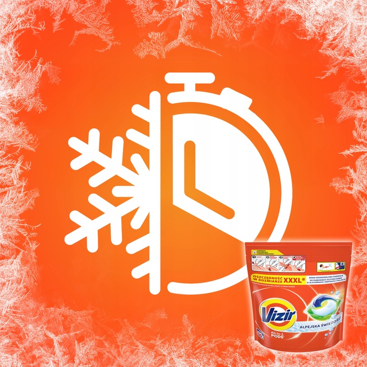 Vizir Alpine Fresh PODS Kapsułki do prania 3x50 prań