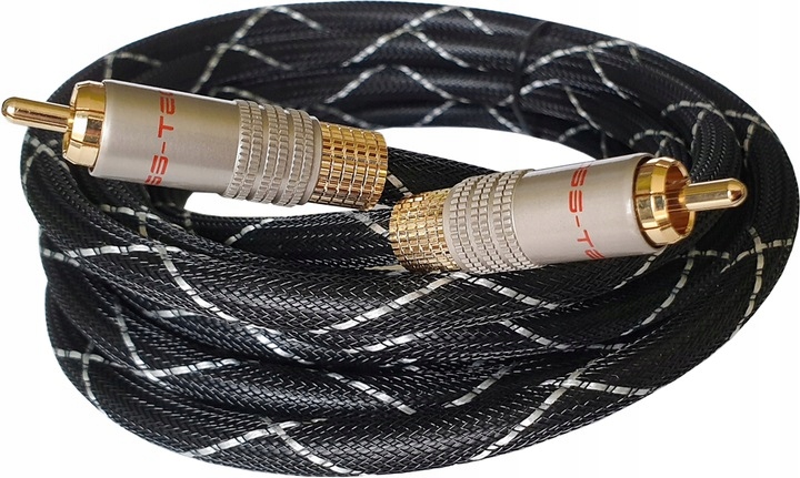 Kabel przewód cinch 2RCA-2RCA CROSS-TECH OFC 1m