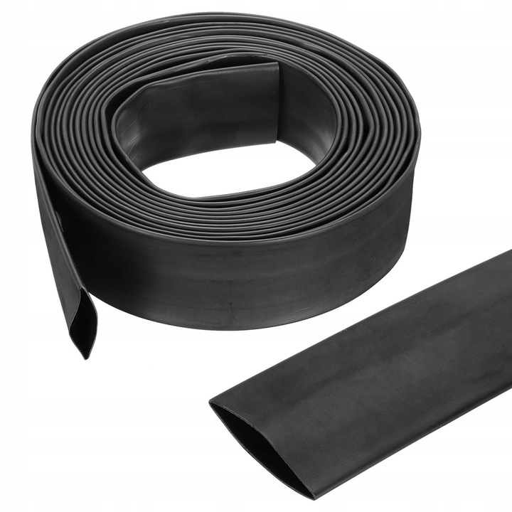 RURKA TERMOKURCZLIWA z KLEJEM KOSZULKA 25mm 25/8 GRUBA CZARNA 25.4mm