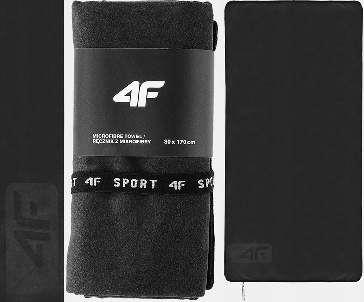 Ręcznik szybkoschnący 4F U039 170x80cm z mikrofibry na plaże basen chłonny