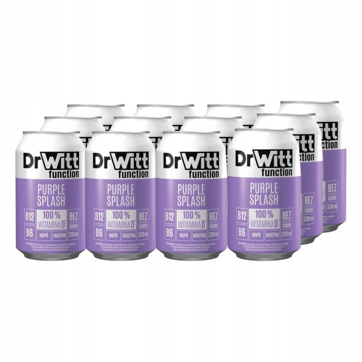 DrWitt FUNCTION PURPLE SPLASH 330ml x 12szt