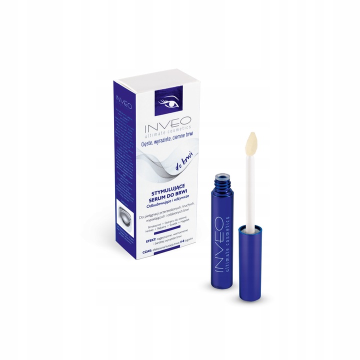 Serum do brwi przyśpieszające wzrost, skuteczna odżywka do brwi - INVEO