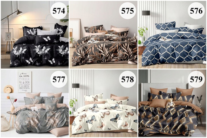 Komplet Pościeli 200x220 + 2Poszewki 70x80 Dwustronna Na Prezent Nowe Wzory