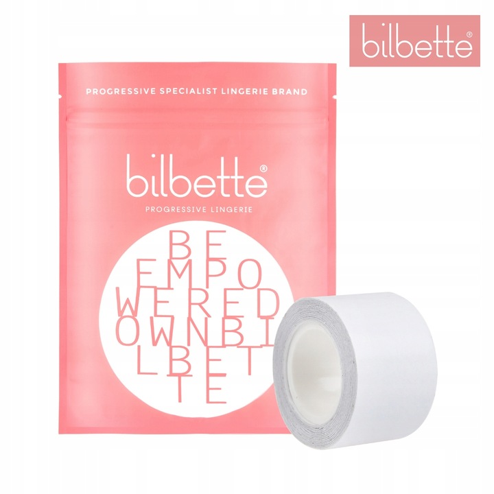 Taśma do ubrań ciała dwustronna silna gruba 3cm