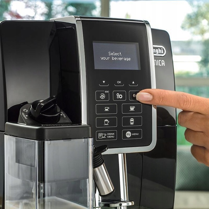 Automatyczny ekspres ciśnieniowy De'Longhi ECAM 350.55B 1450 W czarny