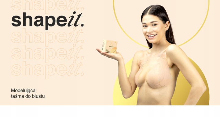 ORYGINALNA TAŚMA DO BIUSTU TAŚMA DO MODELOWANIA BIUSTU PIERSI + INSTRUKCJA