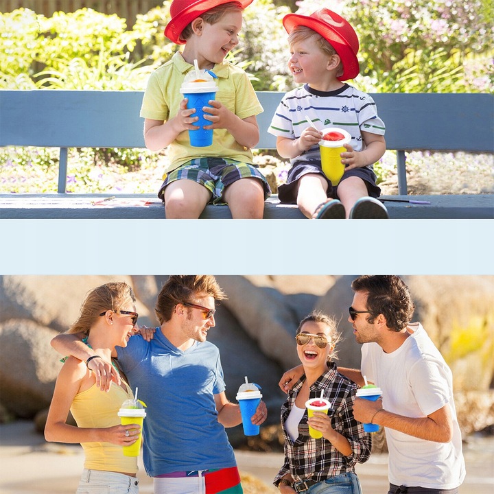 SLUSHY KUBEK DO ROBIENIA LODÓW SORBETÓW SLUSHY GRANITY 330ML