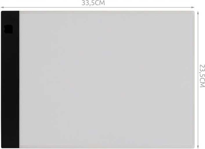 Tablet graficzny Deska Kreślarska do Rysowania dla Dzieci LED A4 Kalka