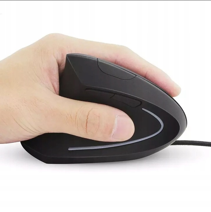 MYSZKA Pionowa Wertykalna MYSZ Ergonomiczna Przewodowa USB Cicha Zenwire