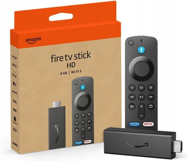 Odtwarzacz multimedialny Smart TV Stick 8GB Amazon Fire 2024 FHD PL MENU