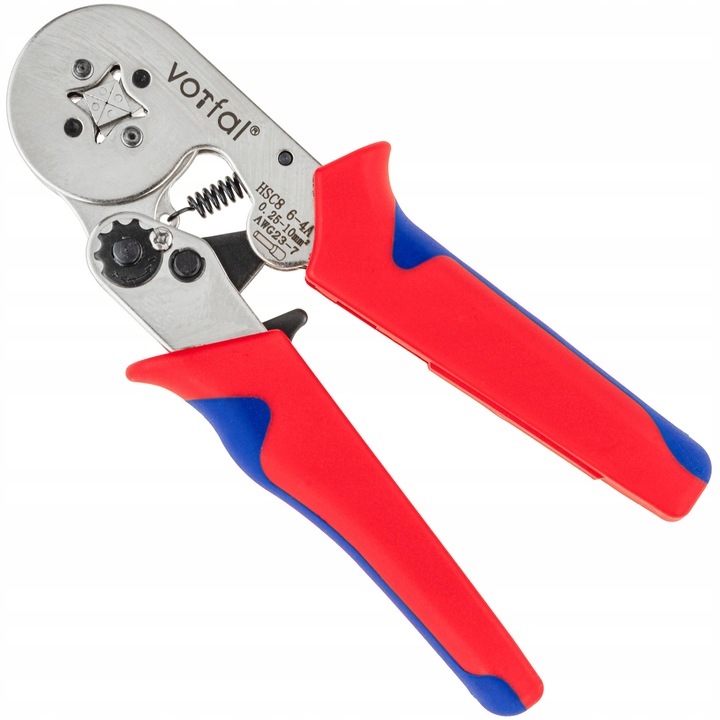 ZACISKARKA PRASKA DO KONEKTORÓW KOŃCÓWEK KABLI PRZEWODÓW 0,25-10