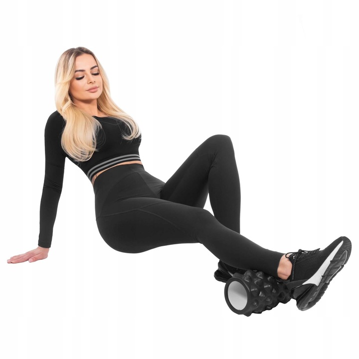 ROLLER WAŁEK DO MASAŻU PLECÓW NÓG RELAKSUJĄCY PIANKOWY 33x10cm DUŻY