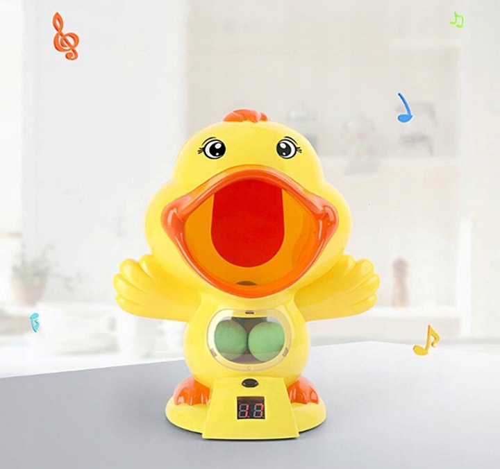 GŁODNA KACZKA STRZELANIE DO CELU PISTOLET + KULKI