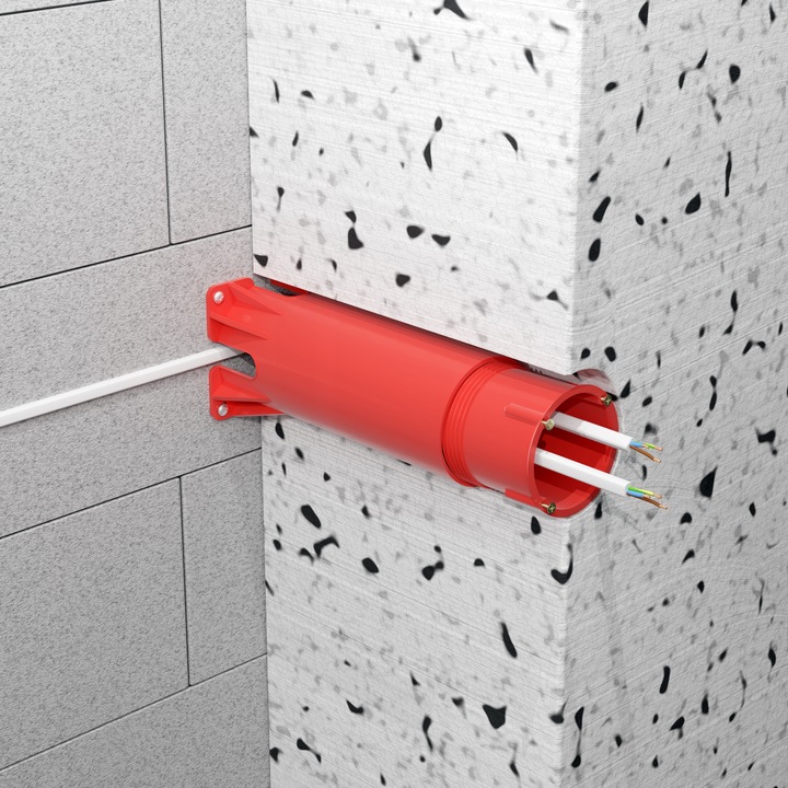 Puszka elektryczna do elewacji 200mm regulowana do styropianu 20