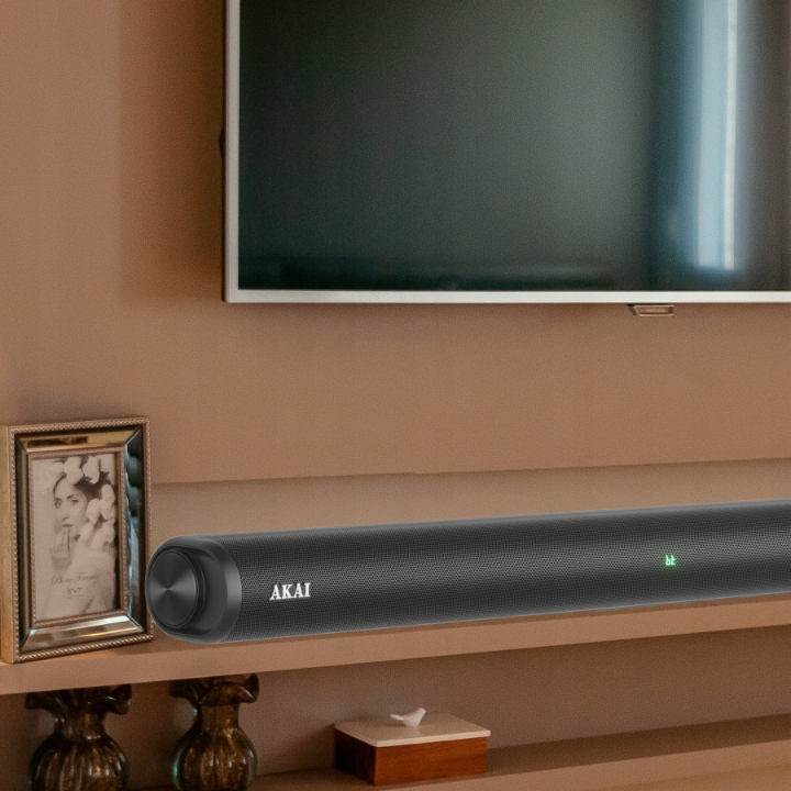 SOUNDBAR 2.0 60W RMS WYŚWIETLACZ BLUETOOTH 5.3 RADIO FM AUX MP3 AKAI ASB-6L