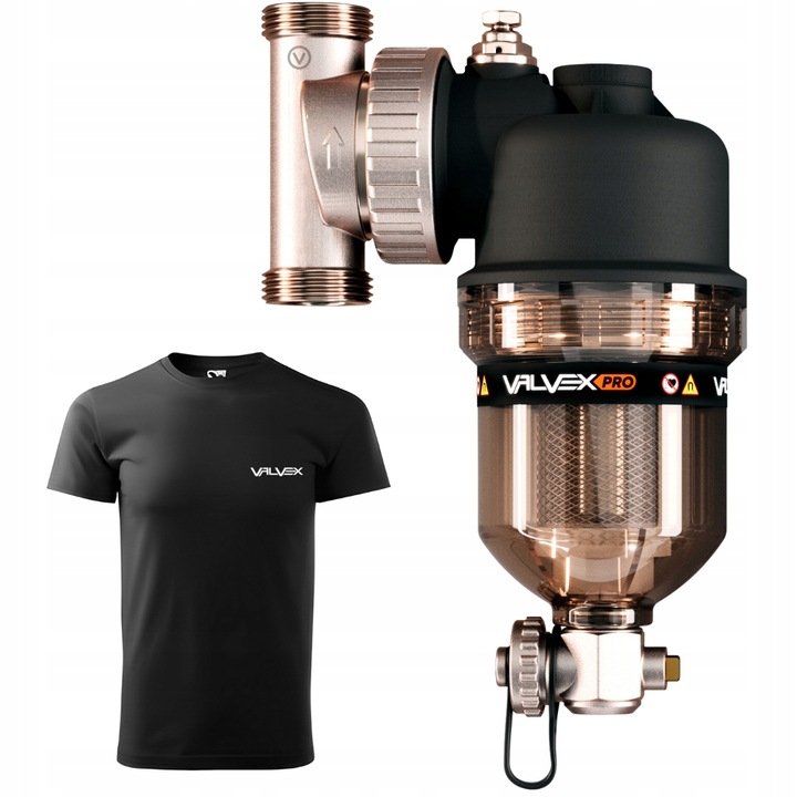 FILTR MAGNETYCZNY SEPARATOR ZANIECZYSZCZEŃ ODMULNIK INSTALACJI C.O 1" DN25