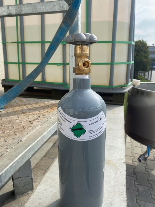 NOWA BUTLA CO2 DWUTLENEK 2L PEŁNA AKWARIUM LEGALIZACJA 2033