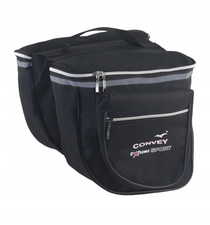 Torba rowerowa na bagażnik Sakwa dwie komory Codura Produkt Polski Convey