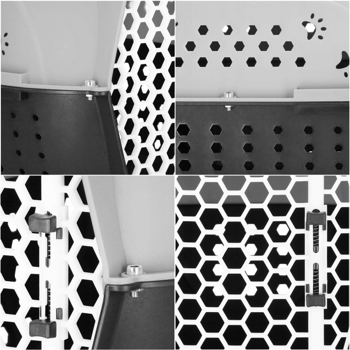 DUŻY TRANSPORTER dla psa kota królika zwierząt KOJEC KLATKA przenośna BOX