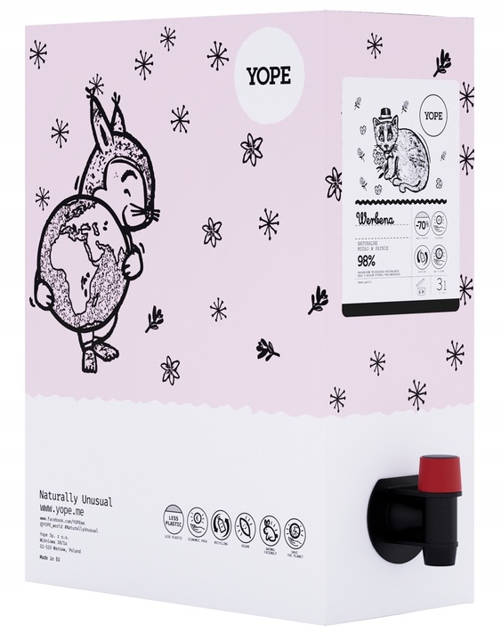 YOPE Mydło Werbena Refill 3L