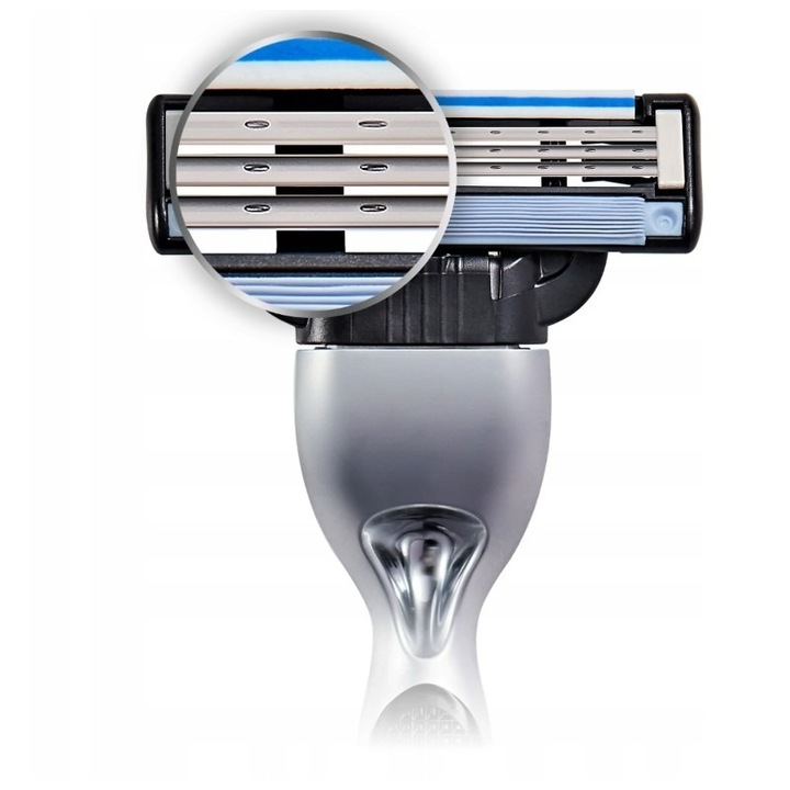 Gillette Mach 3 Wkłady Ostrza Do Maszynki 8 sztuk w Pudełku Oryginalne
