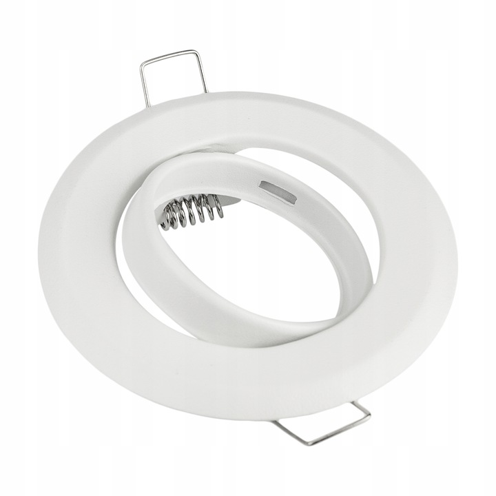 ZESTAW 6x LED GU10 8W OPRAWA halogen BIAŁA OKRĄGŁA