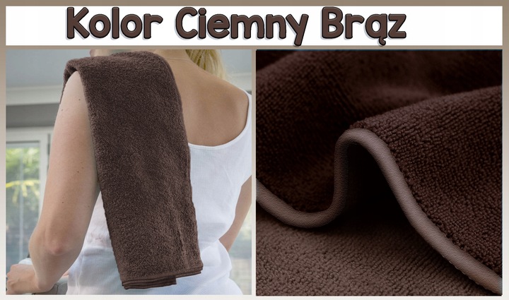 Ręcznik kąpielowy SZYBKOSCHNĄCY z Mikrofibry FIT