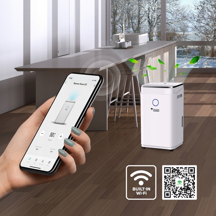 Osuszacz powietrza MYCOND Roomer Smart 25L/24h (Wi-Fi, Timer,